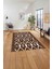 Baskılı Iskandinav Etnik Kilim Model Yıkanabilir Yolluk Mutfak Salon Halısı, Iskandinav-37-Kahve, 5
