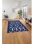 Baskılı Iskandinav Etnik Kilim Model Yıkanabilir Yolluk Mutfak Salon Halısı, Iskandinav-37-Lacivert, 5