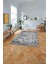 Baskılı Iskandinav Sade Modern Yıkanabilir Yolluk Mutfak Salon Halısı, Iskandinav-58-Gri, 2