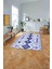 Baskılı Iskandinav Kilim Görünümlü Yıkanabilir Yolluk Mutfak Salon Halısı, Iskandinav-35-Lacivert, 2