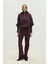 Mürdüm Gala Düğmeli Oversize Sweat 2