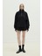Siyah Low Oversize Sweat 2