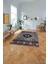 Dijital Baskılı Iskandinav Klasik Motif Yıkanabilir Yolluk Mutfak Salon Halısı, Iskandinav-56-Bordo, 2