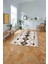 Baskılı Iskandinav Kilim Görünümlü Yıkanabilir Yolluk Mutfak Salon Halısı, Iskandinav-35-Kahve, 2