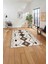 Baskılı Iskandinav Kilim Görünümlü Yıkanabilir Yolluk Mutfak Salon Halısı, Iskandinav-35-Kahve, 5