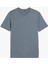 Pamuklu Kısa Kollu Bisiklet Yaka Basic Slim Fit Tişört 1