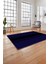 Dijital Baskılı Jüt Sade Modern Desenli Yıkanabilir Yolluk Mutfak Salon Halısı, Jüt-40-Lacivert, 3