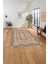 Dijital Baskılı Jüt Kilim Model Yıkanabilir Yolluk Mutfak Salon Halısı, Jüt-28-Bej, 4