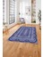 Dijital Baskılı Jüt Kilim Model Yıkanabilir Yolluk Mutfak Salon Halısı, Jüt-28-Lacivert, 2