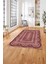 Dijital Baskılı Jüt Kilim Model Yıkanabilir Yolluk Mutfak Salon Halısı, Jüt-28-Bordo, 2