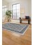 Dijital Baskılı Jüt Geometrik Model Yıkanabilir Yolluk Mutfak Salon Halısı, Jüt-31-Gri, 5