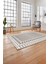 Dijital Baskılı Jüt Kilim Motifli Yıkanabilir Yolluk Mutfak Salon Halısı, Jüt-33-Vizon, 3