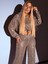 Leopar Pul Payet Crop Tasarım Sweatshirt 1