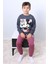 Erkek Çocuk Eşofman Takımı Mickey Mouse Baskılı Ribanalı F4 2
