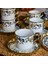 Art Works Beyaz Gold Desenli Fincan Takımı YX-230140 1