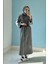 Denim Ferace Elbise Antrasit 1