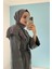 Denim Ferace Elbise Antrasit 2