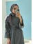 Denim Ferace Elbise Antrasit 4