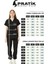 Siyah Likralı Scrubs Jogger Paça Doktor Hemşire Forması Yarasa Kol Takım Unisex 5