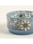 Aravalı Cam Dekoratif Kase 10X10X5 cm Mavi 4