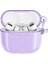 - Apple Airpods 4. Nesil - Kılıf Parlayan Simli Saydam Renkli Kılıf Allstar Airbag 32 - Mor 1