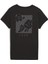 Graphics Train Concept Kadın Siyah Günlük Stil T-Shirt 52655901 2
