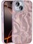 Apple iPhone 16 - Kılıf Airbagli Parlak Taş Detay Tasarımlı Esila Kapak - Pembe 1