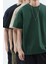 Erkek Siyah Taş Yeşil Lacivert Pamuklu 4'lü T-Shirt Paketi 1