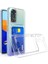 - Xiaomi Redmi Note 11 Pro 5G - Kılıf Kartlıklı Şeffaf Setra Clear Silikon Kapak - T23781 1