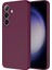 Galaxy S25 - Kılıf Içi Kadife Koruyucu Mara Lansman Kapak - Koyu Mor 1