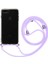 - iPhone 8 Plus - Kılıf Şeffaf Ip Askılı Koruyucu X-Rop Kapak - Şeffaf 1