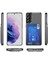 Galaxy S21 - Kılıf Kartvizit Bölmeli Şeffaf Sert Ensa Kapak - Şeffaf 3