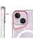 Apple iPhone 15 Plus - Kılıf Magsafe Şarj Özellikli T-Max Magsafe Kapak - Şeffaf 5