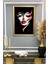 Dekoratif Modern Desenli Çerçeveli Kumaş Baskı Tablo 50x70cm 2
