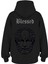 Oversize 'blessed' Baskılı Kapşonlu Hoodie Sweatshirt 1