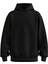 Oversize 'bear' Baskılı Kapşonlu Hoodie Sweatshirt 2