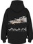 Oversize 'squinty Red Eyes' Baskılı Kapşonlu Hoodie Sweatshirt 1