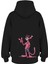 Oversize 'pink Panther' Baskılı Kapşonlu Hoodie Sweatshirt 1