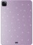 - Apple iPad Pro 11 2018 - Tablet Kılıfı Simli Parlak Görünümlü Koton Kılıf - Lila - T32050 3