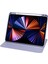Apple iPad Pro 11 3.nesil 2021 A2377-A2459-A2301-A2460 - Kılıf Kalem Bölmeli Dönen Termik Standlı Kılıf - Gri 4