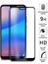 Huawei P20 Lite Ekran Koruyucu 5d Temperli Cam Koruma Siyah 4