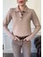 Polo Yaka Premium Triko- Camel 2