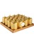 Bar Mum Kısa 3,5 x 5 cm Metalik Altın Renk Kokusuz Home Deco 1 Adet 1