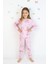 Kız Çocuk Orta Kalınlıkta Basic Baskılı Pijama Takımı 1