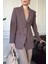 Nevür Detay Premium Blazer Ceket- Vizon 2