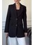Nevür Detay Premium Blazer Ceket- Siyah 2