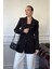 Nevür Detay Premium Blazer Ceket- Siyah 4