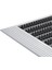 - Ultra Mat Fırça Fitilli Alüminyum Paspas - 60x90cm - Siyah 3