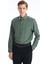 Yeşil Slim Fit Uzun Kollu Oxford Erkek Gömlek 1