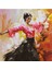 Flamenco Dans El Yapımı Yağlı Boya Tablo 85X85CM 3